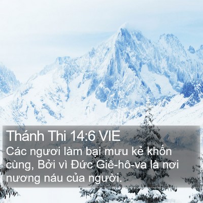 Thánh Thi 14:6 VIE Bible Verse Image