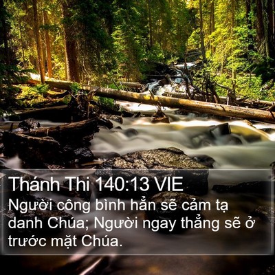 Thánh Thi 140:13 VIE Bible Verse Image