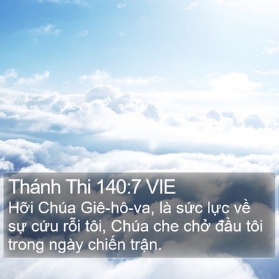 Thánh Thi 140:7 VIE Bible Verse Image