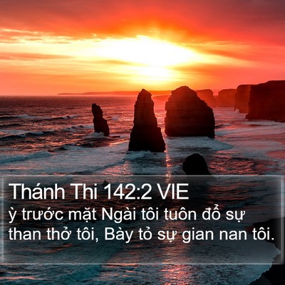 Thánh Thi 142:2 VIE Bible Verse Image