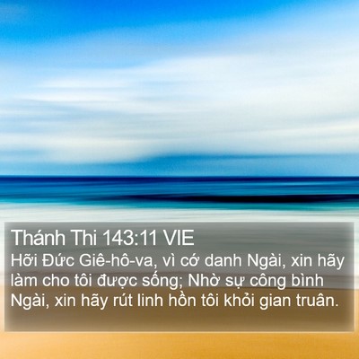 Thánh Thi 143:11 VIE Bible Verse Image