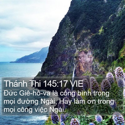 Thánh Thi 145:17 VIE Bible Verse Image