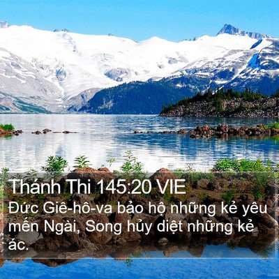 Thánh Thi 145:20 VIE Bible Verse Image