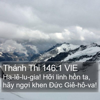 Thánh Thi 146:1 VIE Bible Verse Image