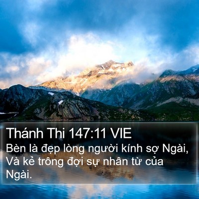 Thánh Thi 147:11 VIE Bible Verse Image