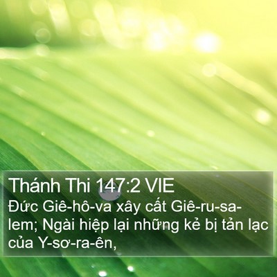 Thánh Thi 147:2 VIE Bible Verse Image