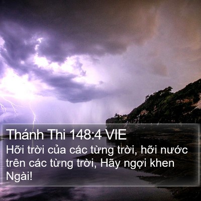 Thánh Thi 148:4 VIE Bible Verse Image