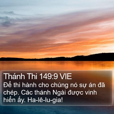Thánh Thi 149:9 VIE Bible Verse Image