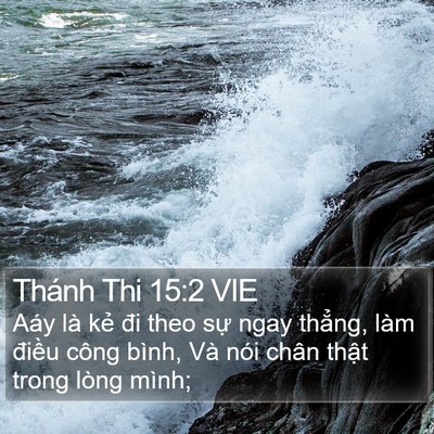 Thánh Thi 15:2 VIE Bible Verse Image