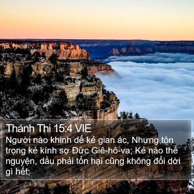 Thánh Thi 15:4 VIE Bible Verse Image