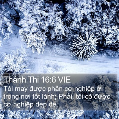 Thánh Thi 16:6 VIE Bible Verse Image