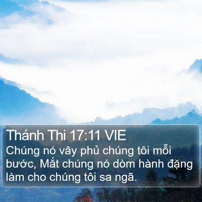 Thánh Thi 17:11 VIE Bible Verse Image