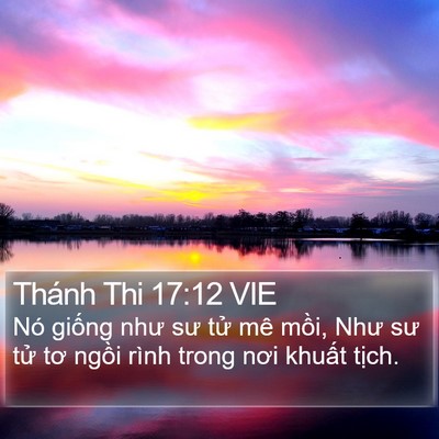 Thánh Thi 17:12 VIE Bible Verse Image