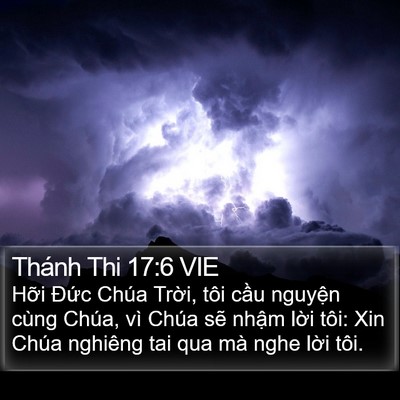 Thánh Thi 17:6 VIE Bible Verse Image