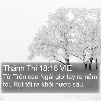 Thánh Thi 18:16 VIE Bible Verse Image