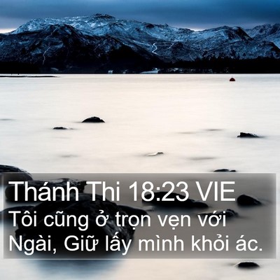 Thánh Thi 18:23 VIE Bible Verse Image