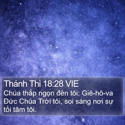 Thánh Thi 18:28 VIE Bible Verse Image