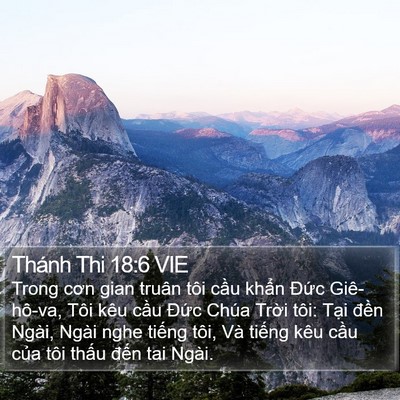 Thánh Thi 18:6 VIE Bible Verse Image