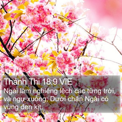 Thánh Thi 18:9 VIE Bible Verse Image