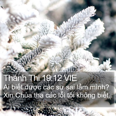 Thánh Thi 19:12 VIE Bible Verse Image