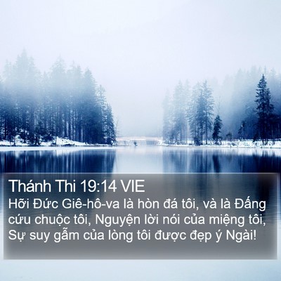 Thánh Thi 19:14 VIE Bible Verse Image