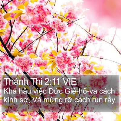 Thánh Thi 2:11 VIE Bible Verse Image