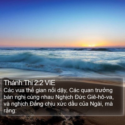Thánh Thi 2:2 VIE Bible Verse Image