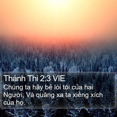 Thánh Thi 2:3 VIE Bible Verse Image