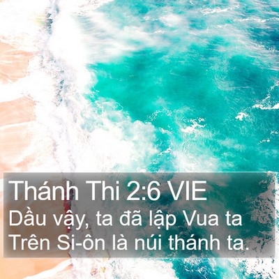 Thánh Thi 2:6 VIE Bible Verse Image