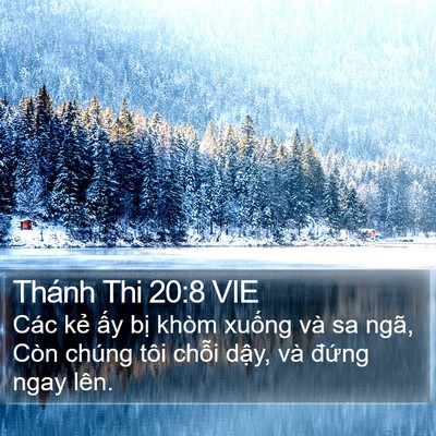Thánh Thi 20:8 VIE Bible Verse Image
