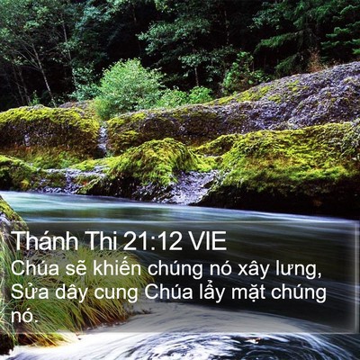 Thánh Thi 21:12 VIE Bible Verse Image
