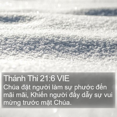 Thánh Thi 21:6 VIE Bible Verse Image