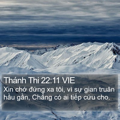 Thánh Thi 22:11 VIE Bible Verse Image