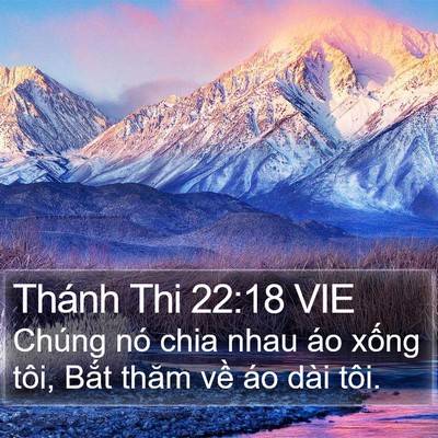 Thánh Thi 22:18 VIE Bible Verse Image