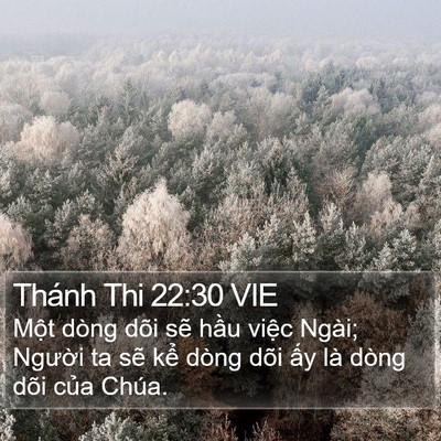 Thánh Thi 22:30 VIE Bible Verse Image