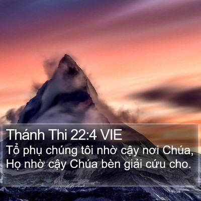 Thánh Thi 22:4 VIE Bible Verse Image