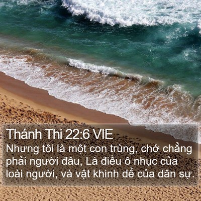 Thánh Thi 22:6 VIE Bible Verse Image
