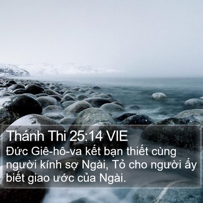 Thánh Thi 25:14 VIE Bible Verse Image