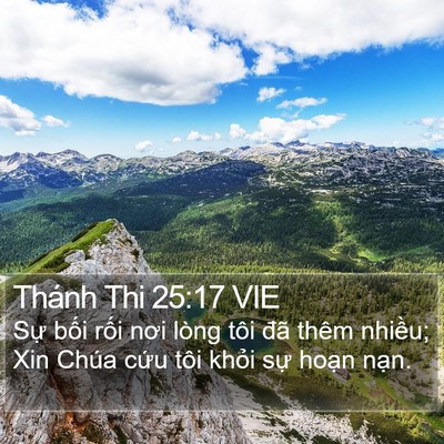 Thánh Thi 25:17 VIE Bible Verse Image