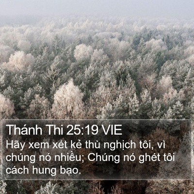 Thánh Thi 25:19 VIE Bible Verse Image