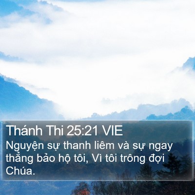 Thánh Thi 25:21 VIE Bible Verse Image