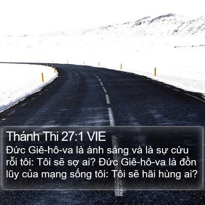 Thánh Thi 27:1 VIE Bible Verse Image
