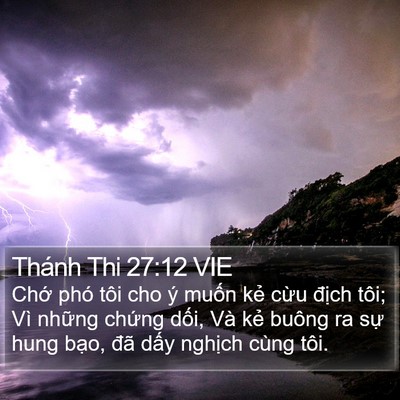 Thánh Thi 27:12 VIE Bible Verse Image