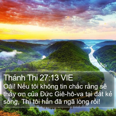 Thánh Thi 27:13 VIE Bible Verse Image