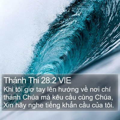 Thánh Thi 28:2 VIE Bible Verse Image