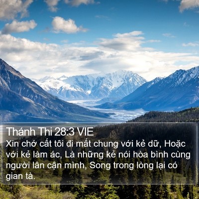 Thánh Thi 28:3 VIE Bible Verse Image