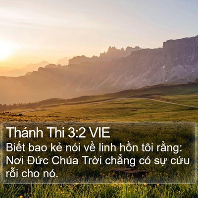 Thánh Thi 3:2 VIE Bible Verse Image