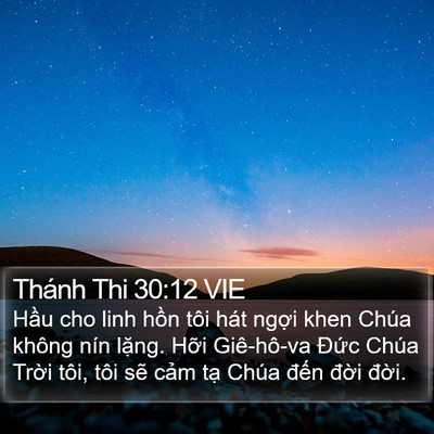 Thánh Thi 30:12 VIE Bible Verse Image