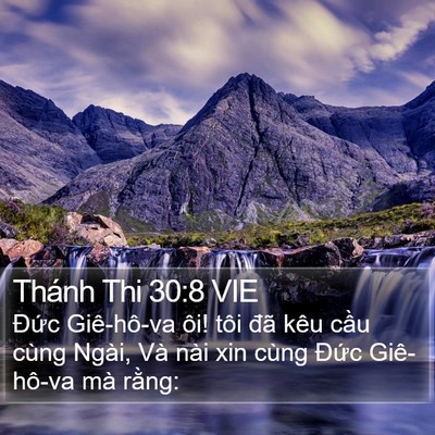 Thánh Thi 30:8 VIE Bible Verse Image