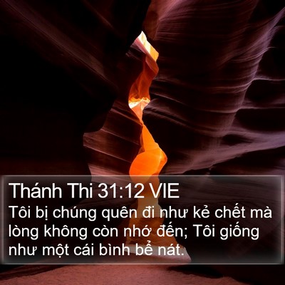 Thánh Thi 31:12 VIE Bible Verse Image